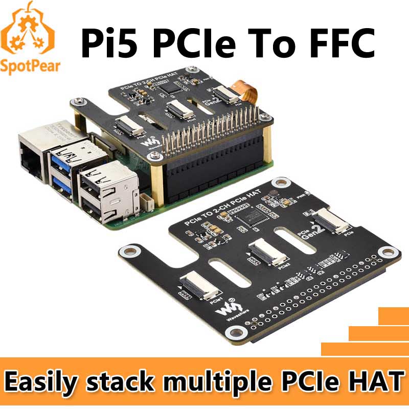 Turing Pi 2 - Raspberry Pi 5 PCIe から 2-CH
