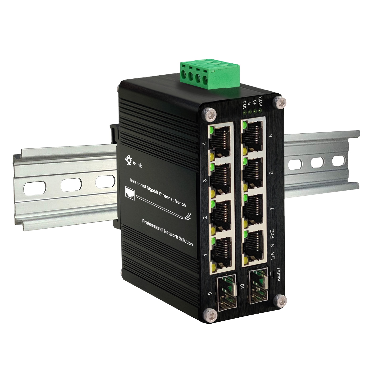 Managed Gigabit Poe Switch 8 Port 802.3At - 管理機能付きPoEスイッチ 8ポート 10/100/1000T 802.3at から 2ポート