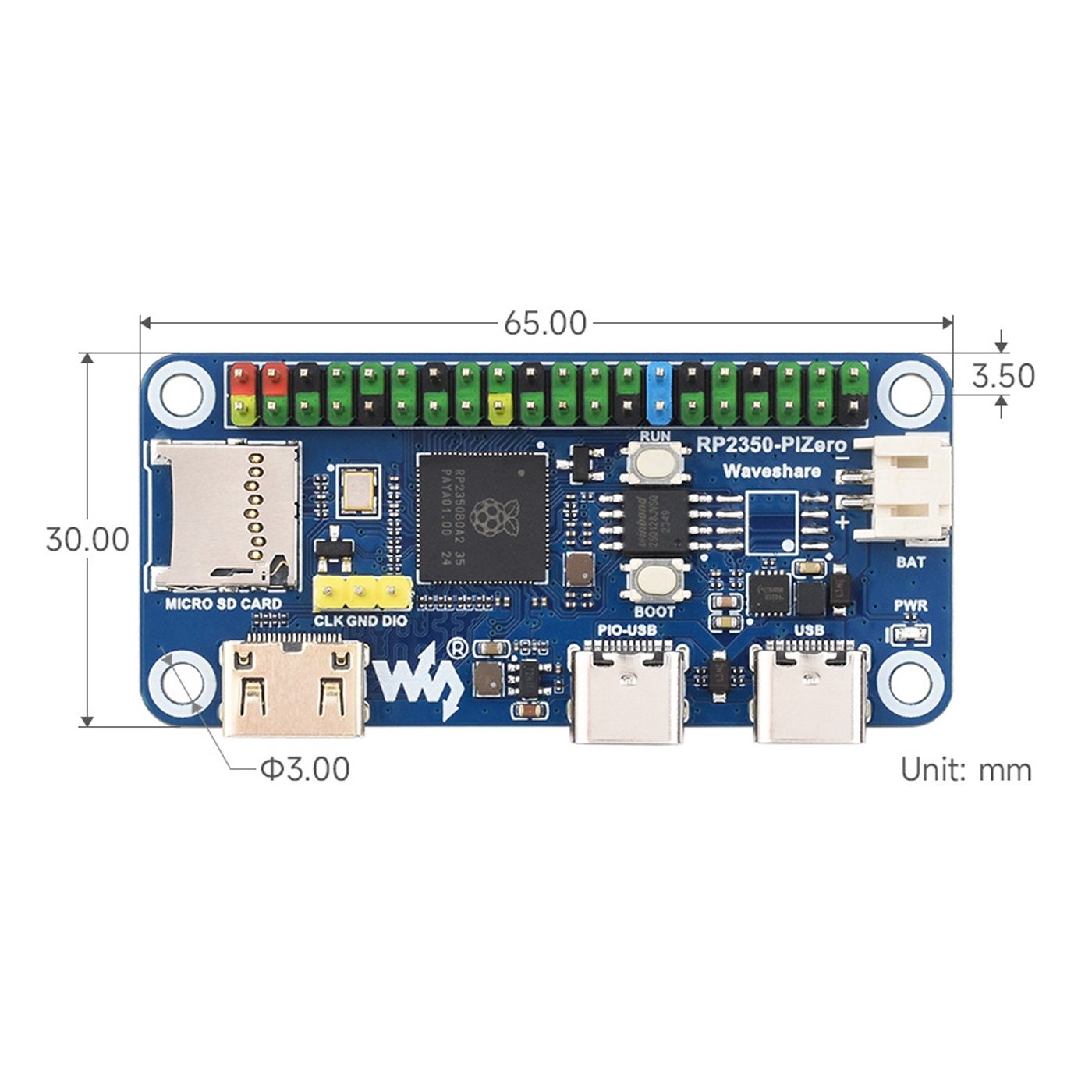 Waveshare RP2350-PiZero 開発ボードベ - Turing Pi 2 のレビューと価格
